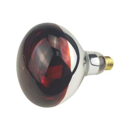 Hongxin brand high quality safety quartz 100v 100w red infrared heat lamp bulb